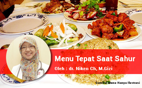 MENU TEPAT SAAT SAHUR